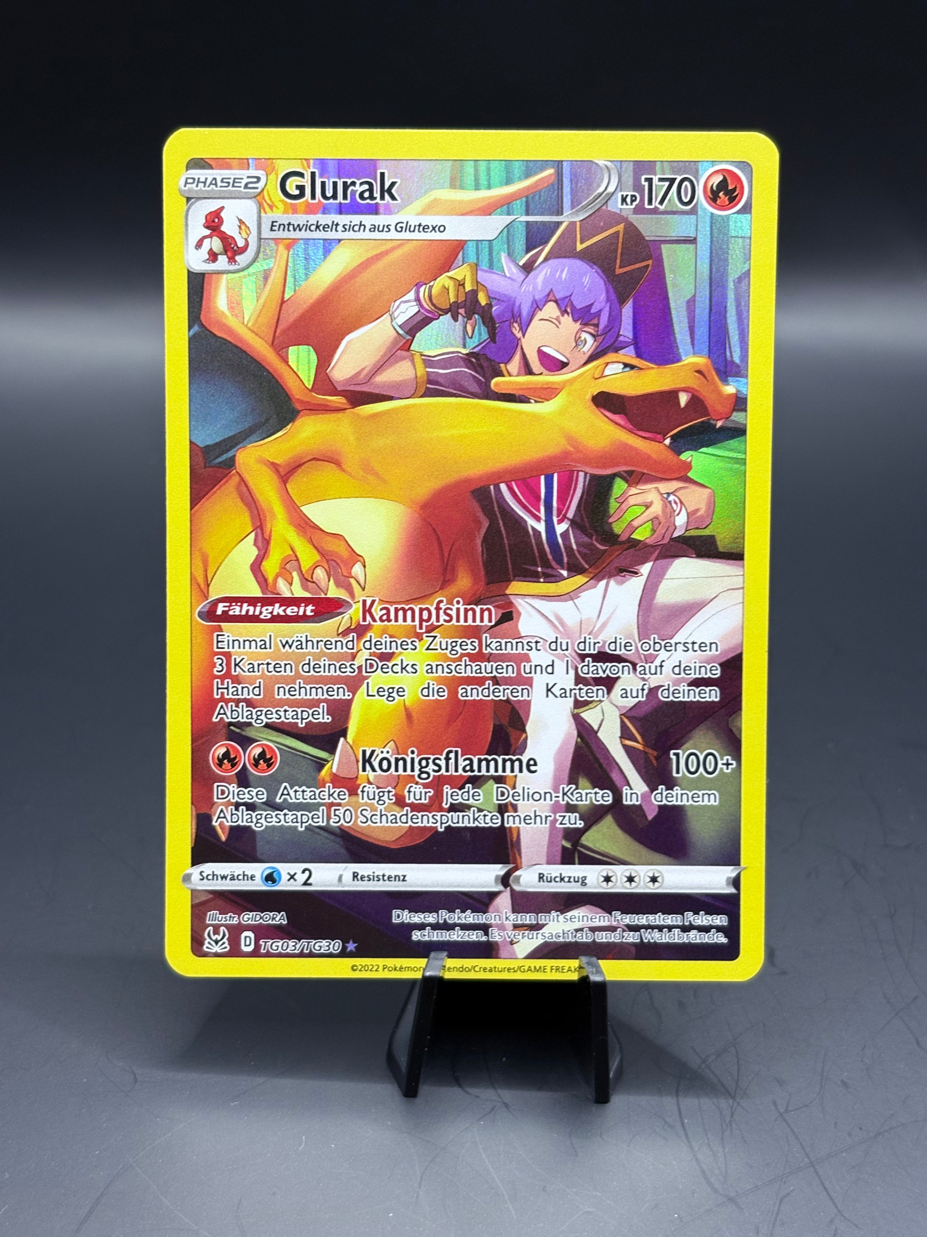 Pokemon Glurak (LOR TG03) NM