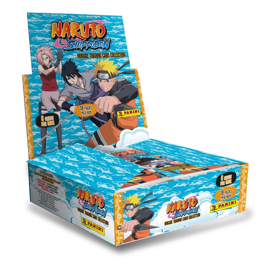 Naruto Shippuden Trading Card Collection Flow Packs Display 18er