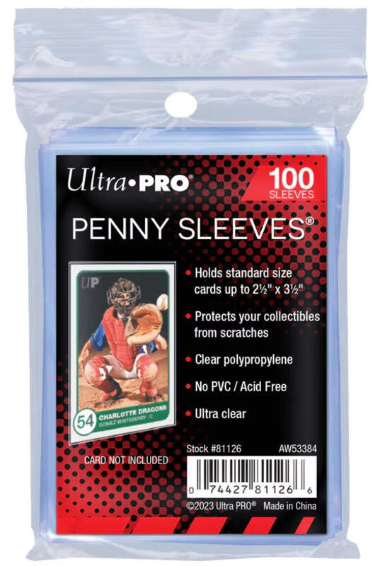 Soft Trading Card Penny Sleeves (100) - Schutzhüllen für Sammelkarten