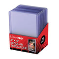 Clear Regular Toploaders (25) for Standard Size Cards