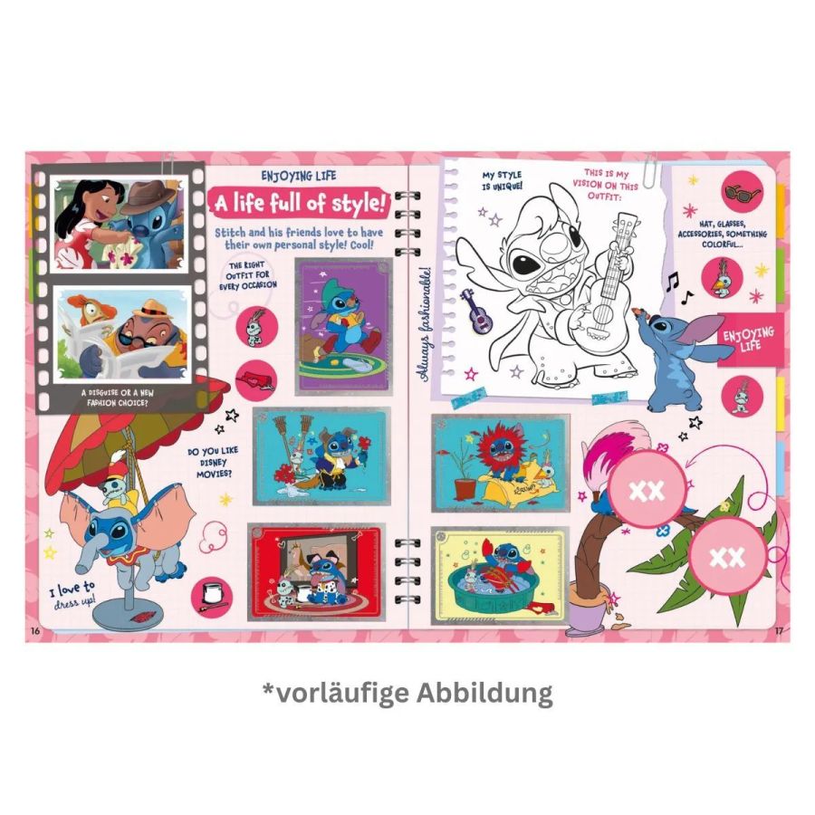 Disney Stitch Super ScrapBook Stickerkollektion – BOX