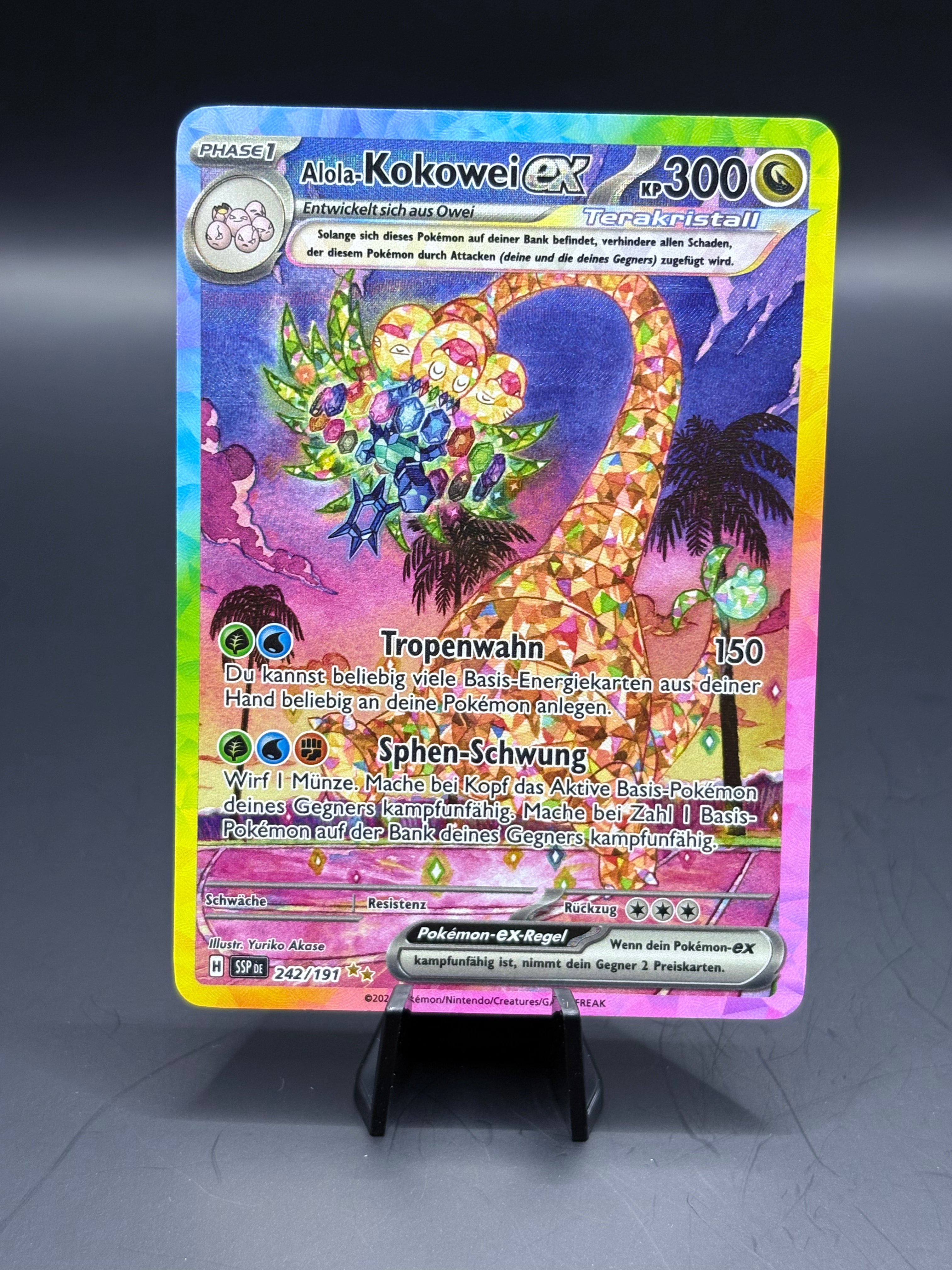 Pokemon Alola-Kokowei ex (SSP 242) NM