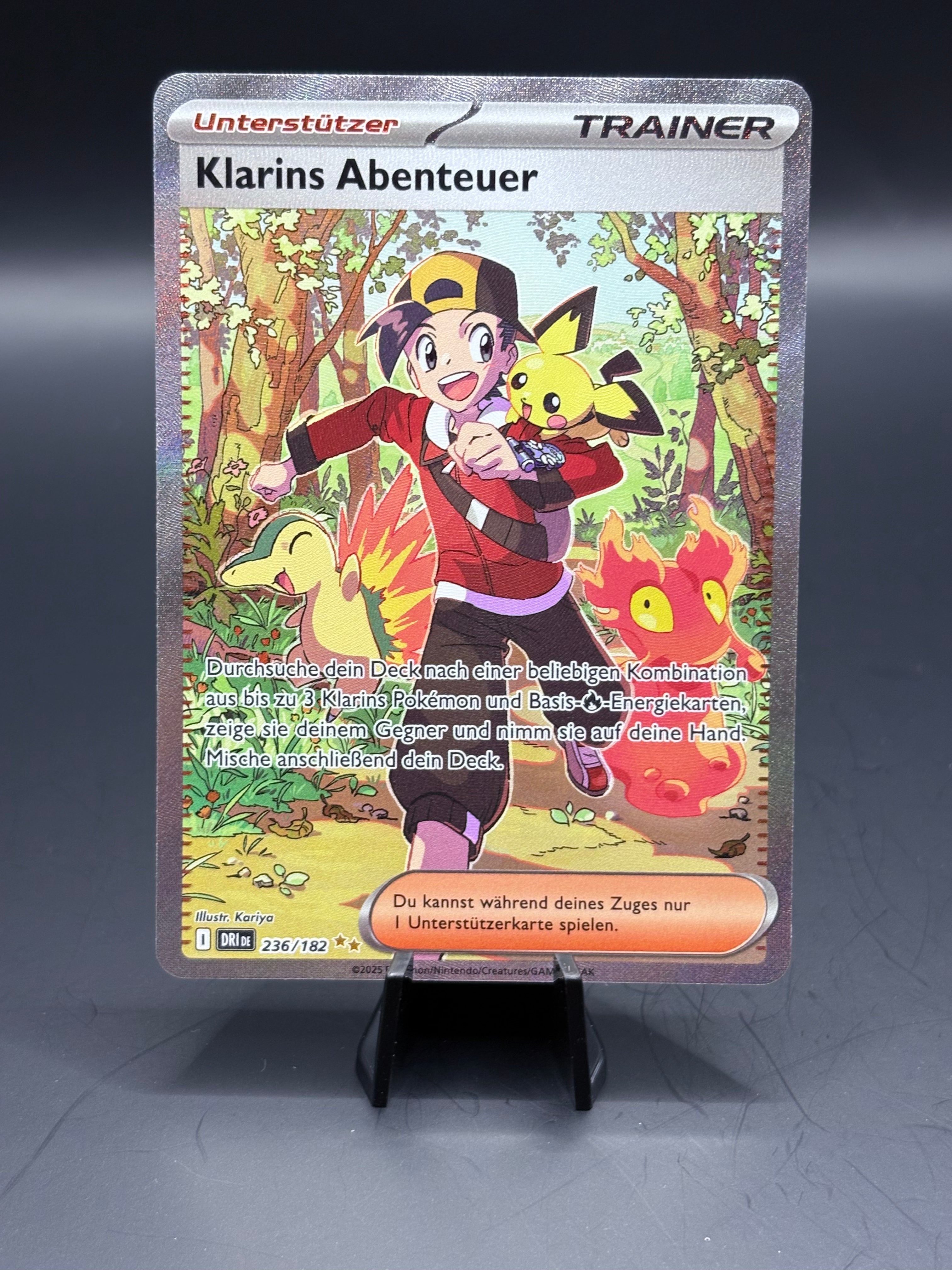 Pokemon Klarins Abenteuer (DRI 236) NM