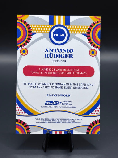 Antonio Rüdiger & Marcelo Topps Team Set Real Madrid CF 2024/25.