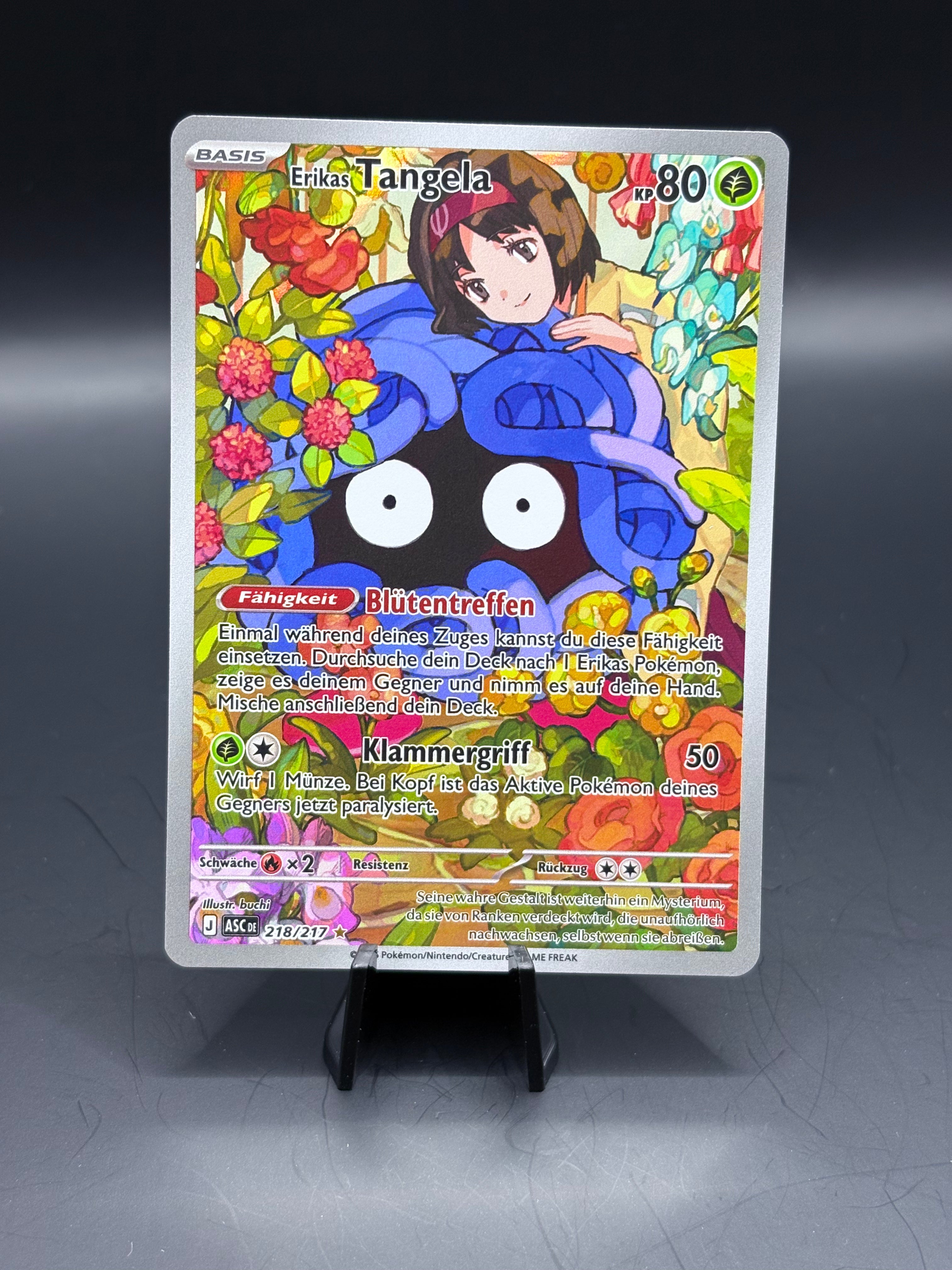 Pokemon Erikas Tangela (ASC 218) NM