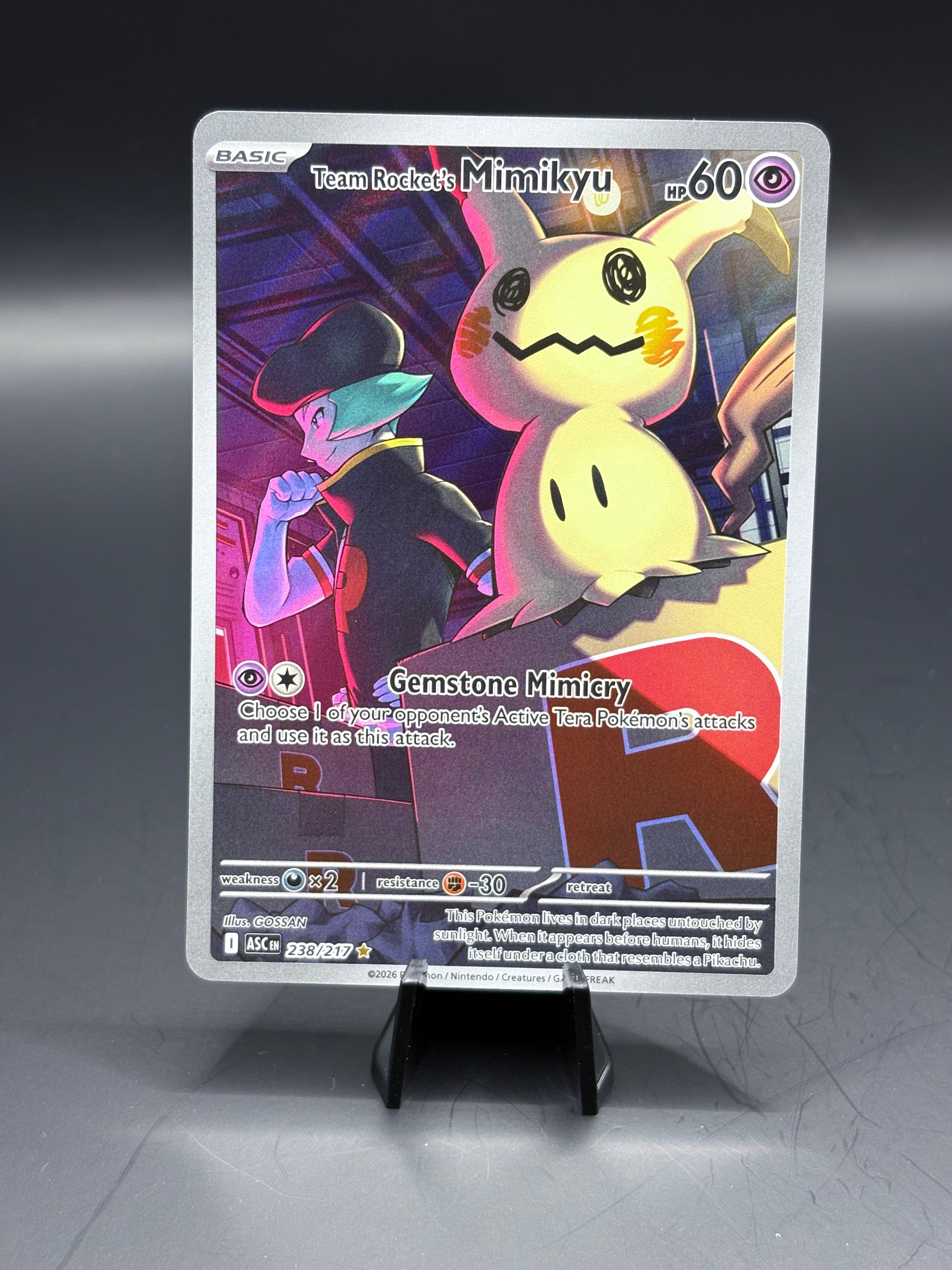 Pokemon Team Rockets Mimigma (ASC 238) NM