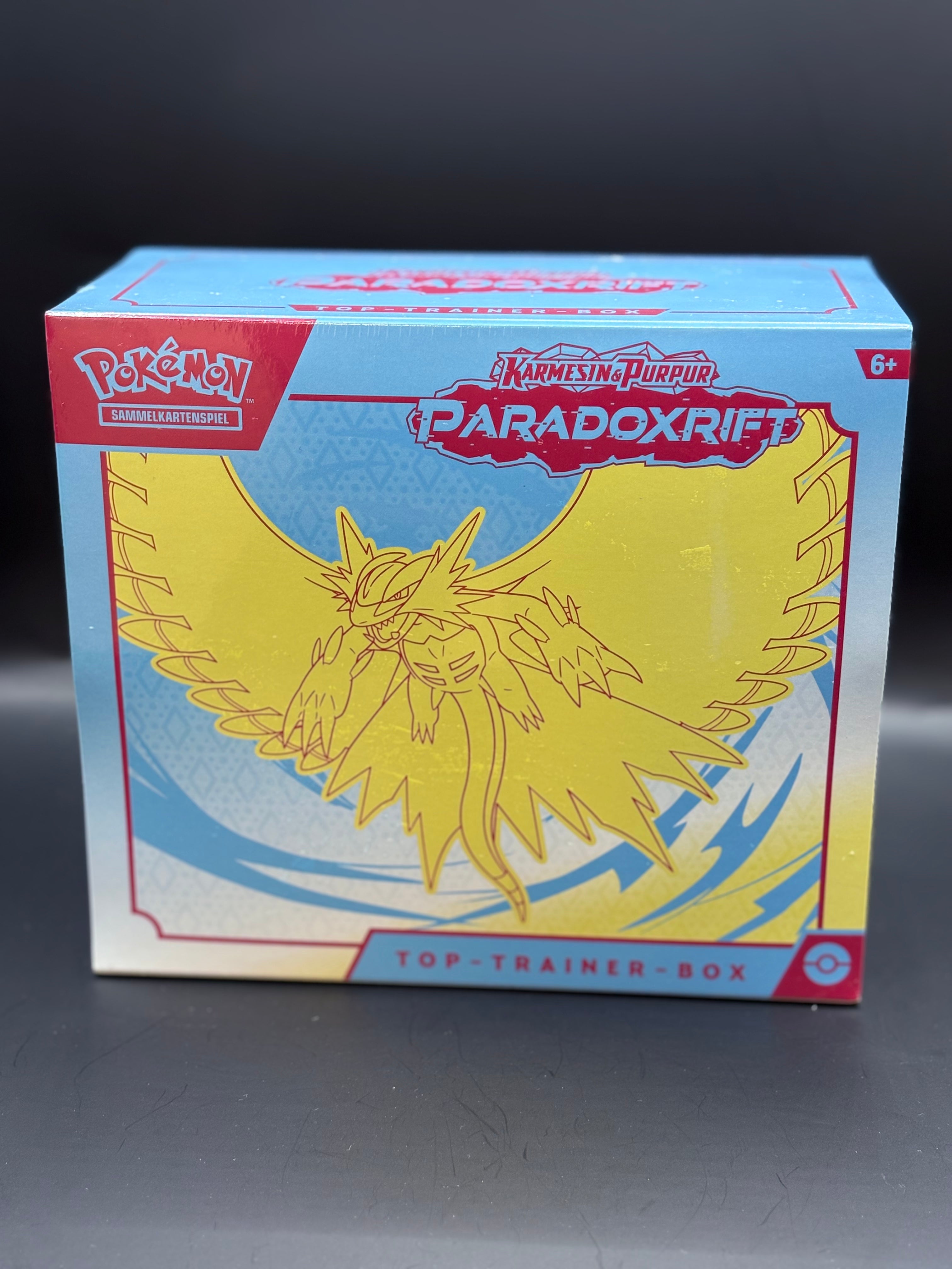 Pokemon Paradoxrift Donnersichel Top Trainer Box