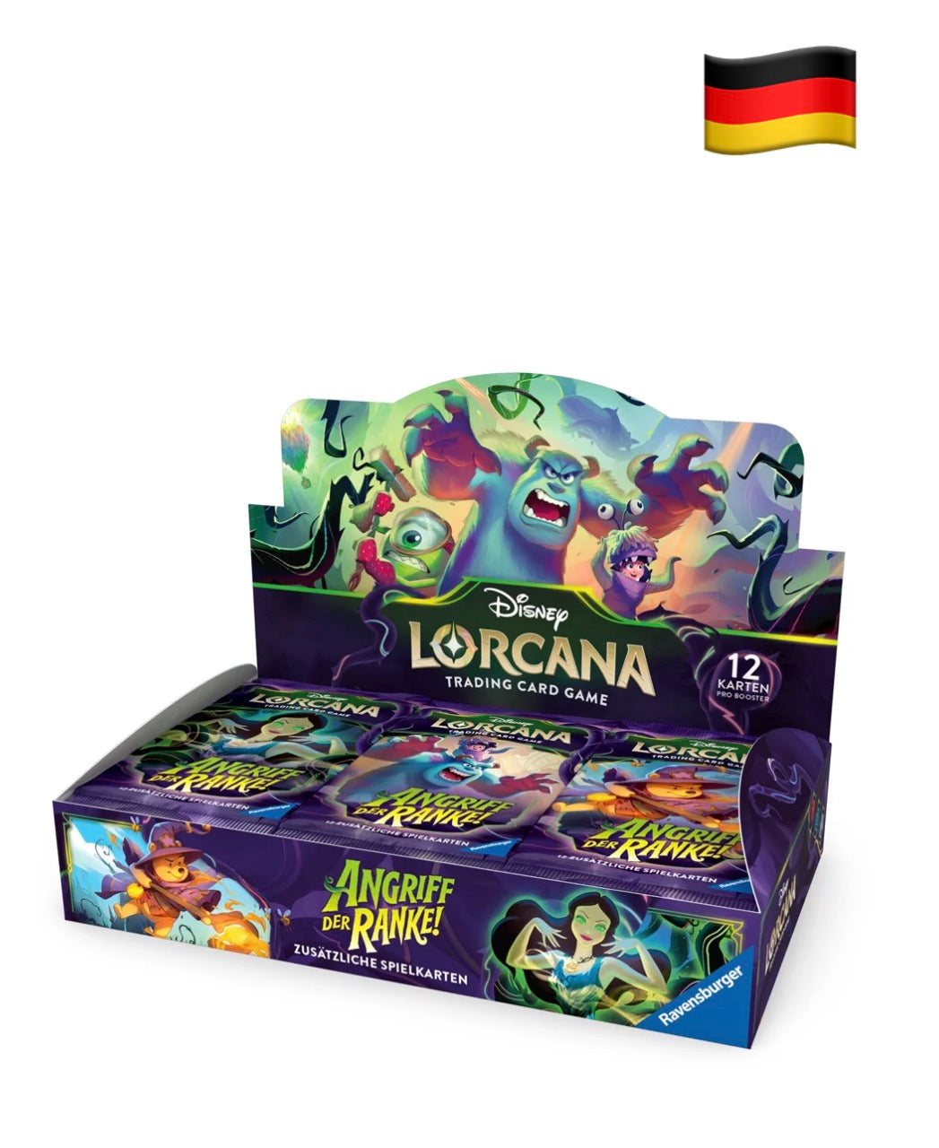 Ravensburger Disney Lorcana Set 13 "Angriff der Ranke!" Booster Display DE