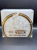 Pokemon Strahlende Sterne Top Trainer Box inkl Protector Case