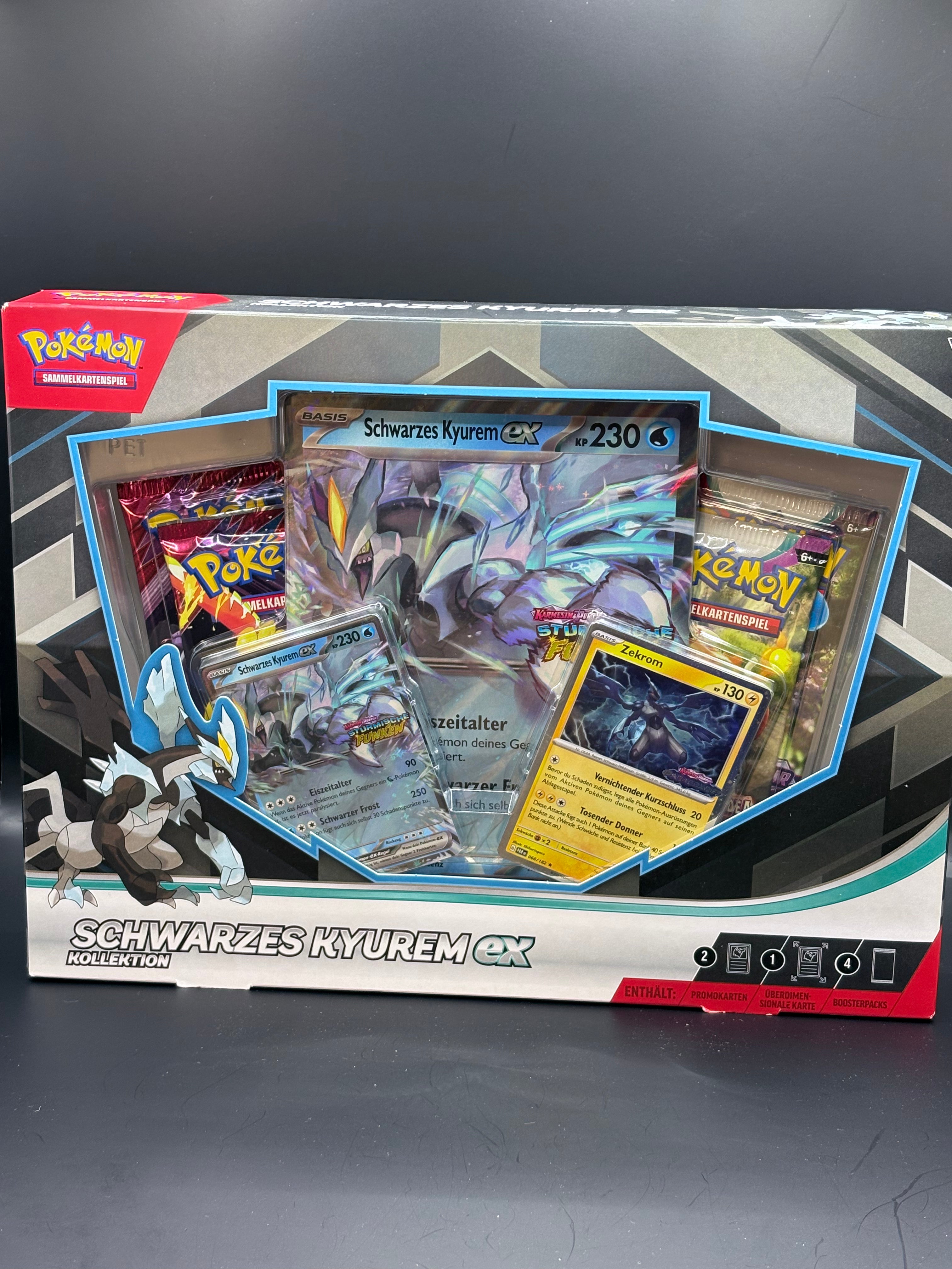 Pokemon Schwarzes Kyurem ex Box