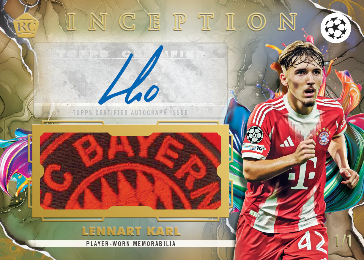 PRE SALE Topps Inception UEFA Club Competitions 2025/26 Hobby Box