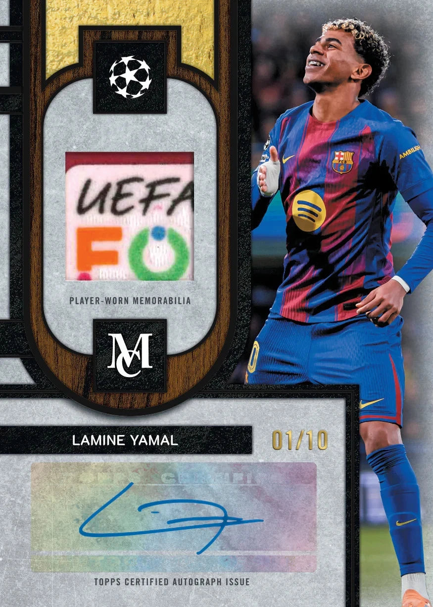 Topps Museum UEFA Club Competitions 2025/26 Hobby Box PREORDER Sealed UEFA UCC