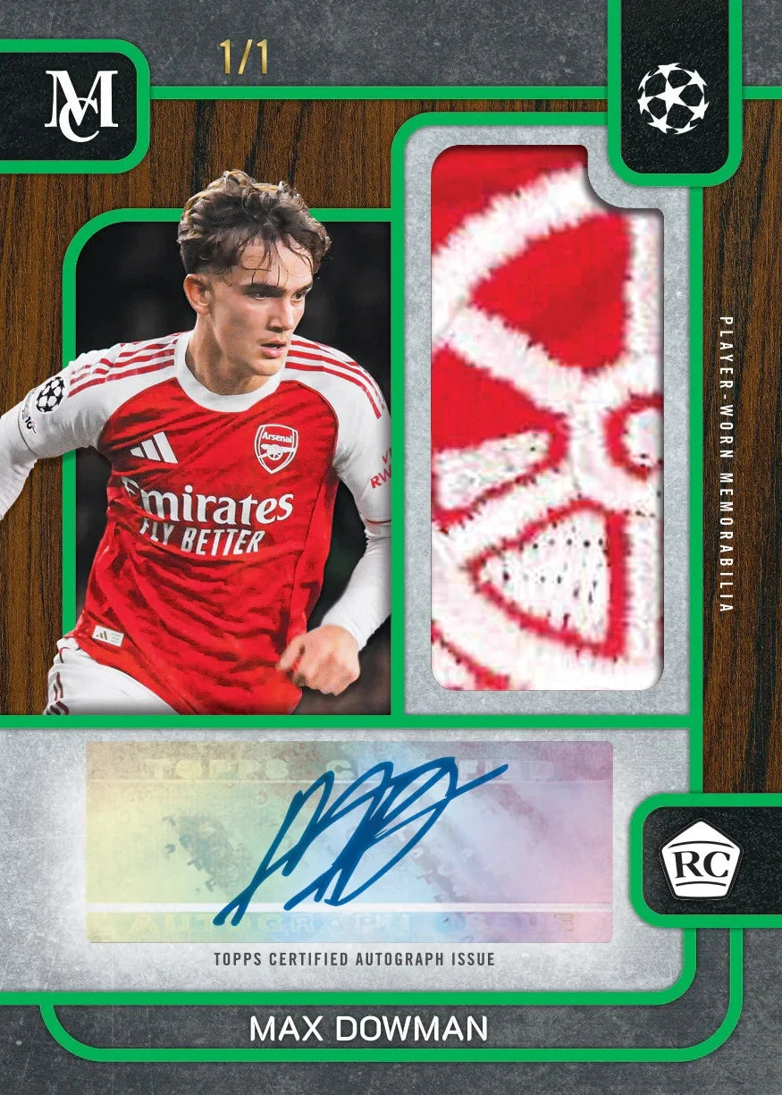 Topps Museum UEFA Club Competitions 2025/26 Hobby Box PREORDER Sealed UEFA UCC